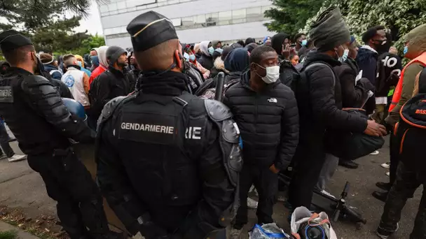À Vitry-sur-Seine, le plus grand squat de France évacué, des migrants déboussolés