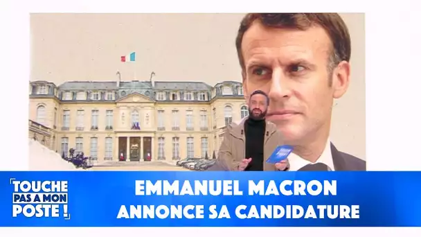 Emmanuel Macron annonce sa candidature