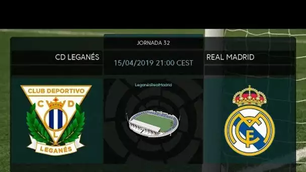 Calentamiento CD Leganés vs Real Madrid