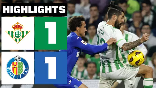 REAL BETIS 1 - 1 GETAFE CF | RESUMEN LALIGA EA SPORTS