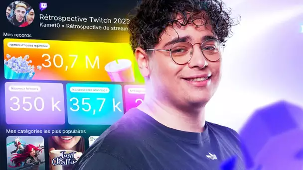 MON ANNÉE 2023 SUR TWITCH (Twitch Recap)