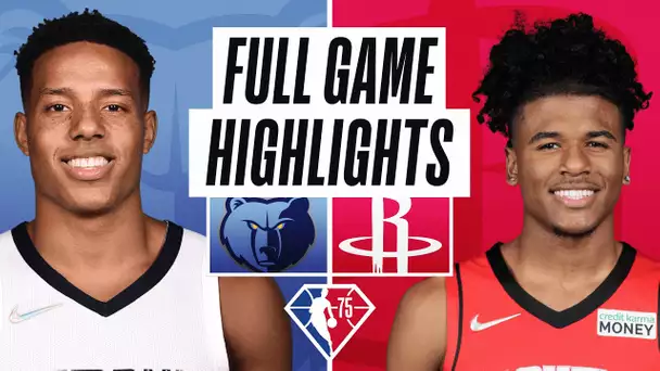 GRIZZLIES at ROCKETS | FULL GAME HIGHLIGHTS | March 20, 2022