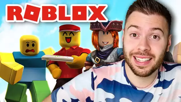 JE DÉCOUVRE ROBLOX POUR LA PREMIÈRE FOIS !