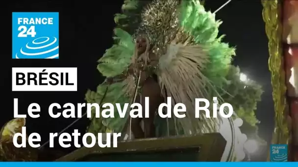 Brésil : le carnaval de Rio brille de mille feux au sambodrome • FRANCE 24