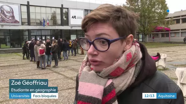 L'Université Bordeaux-Montaigne bloquée ce lundi