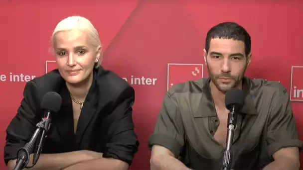 Julia Ducournau et Tahar Rahim, pour le film "Alpha"