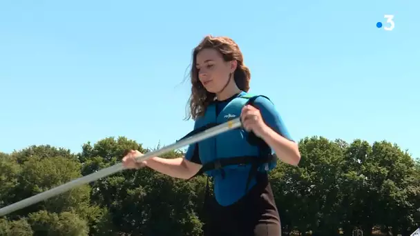 Étang de la Rincière en Mayenne : pratique du paddle