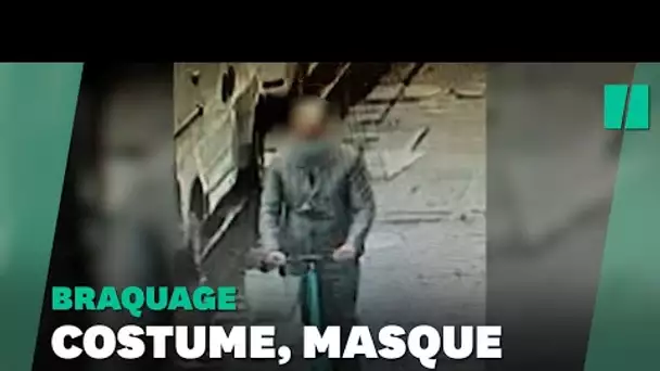 BFMTV dévoile des images du braqueur en trottinette fuyant la bijouterie