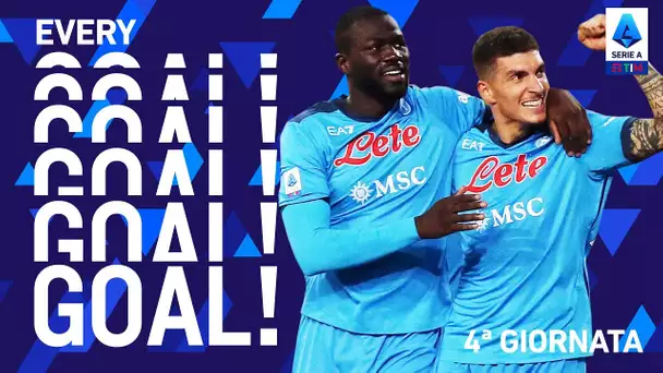 Il Napoli centra la quarta vittoria consecutiva | TUTTI I Gol | 4ª giornata | Serie A TIM 2021/22