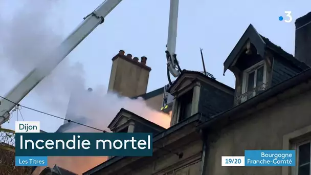 Dijon : un mort dans un incendie au centre-ville