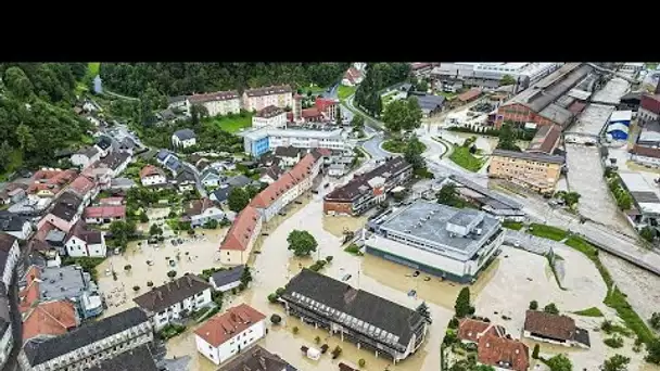 Inondations en Slovénie et dans le sud de l'Autriche
