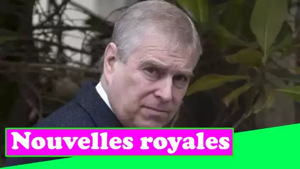 Le prince Andrew a déclaré qu'il "ne pouvait pas se cacher derrière la richesse et les murs du palai