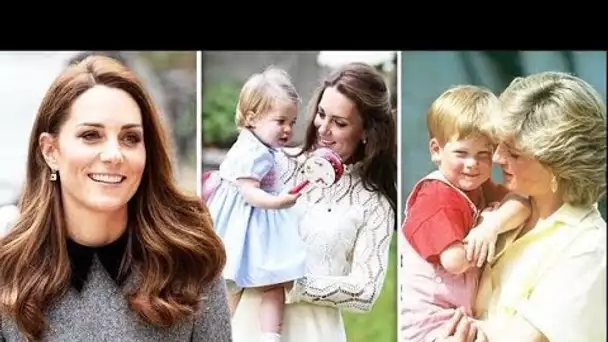 La princesse Kate suit l'exemple de Diana en adoptant son approche radicale de la parentalité