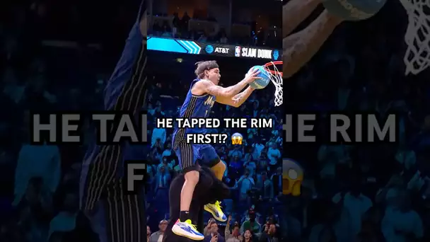 Mac McClung jumps over Evan Mobley and then taps the rim first for 50! 😳