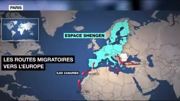 Journée internationale des migrants : quelles sont les routes migratoires vers l'Europe ?