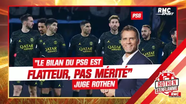 PSG : "Le bilan parisien est flatteur, pas mérité" juge Rothen