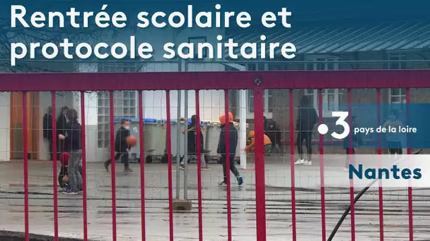 Rentrée scolaire sous protocole sanitaire à Nantes