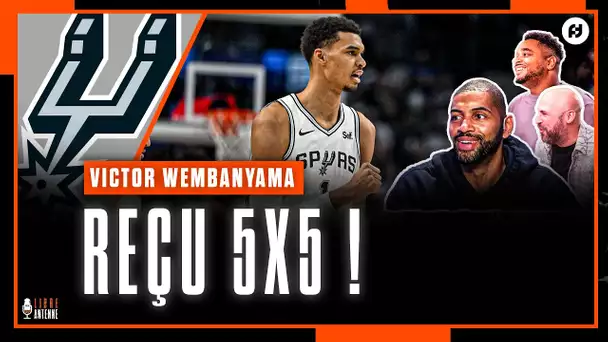 Wembanyama en 5x5 : la réaction de Nicolas Batum !