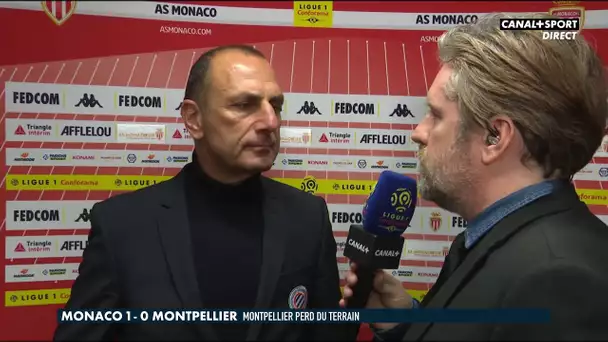 La réaction de Michel Der Zakarian après Monaco / Montpellier - Late Football Club