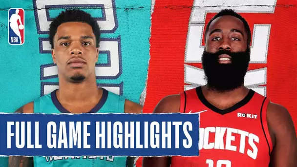 HORNETS at ROCKETS | FULL GAME HIGHLIGHTS | February 4, 2020
