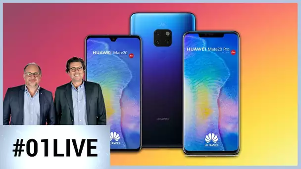 Mate 20 / Mate 20 Pro : Tout ce qu’il faut savoir sur les nouveaux Huawei - 01LIVE HEBDO #202