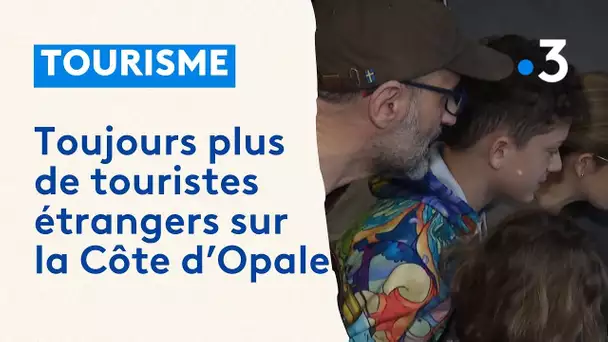 La côté d'Opal attire de plus en plus de touristes étrangers