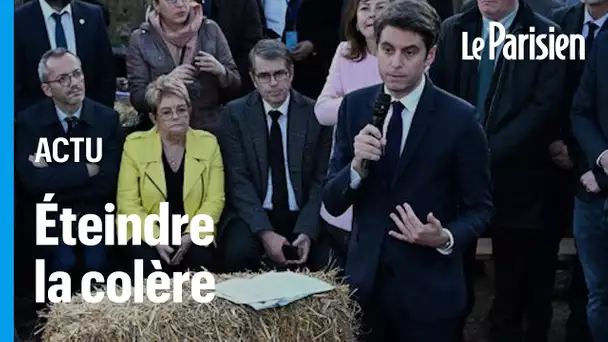 Colère des agriculteurs : simplification, gazole, aides d’urgence… Les annonces de Gabriel Attal