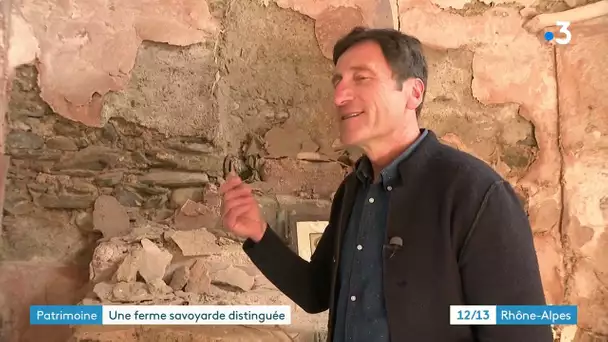 Visite de la très vieille ferme de Villarivon en Tarentaise, sélectionnée par le loto du patrimoine