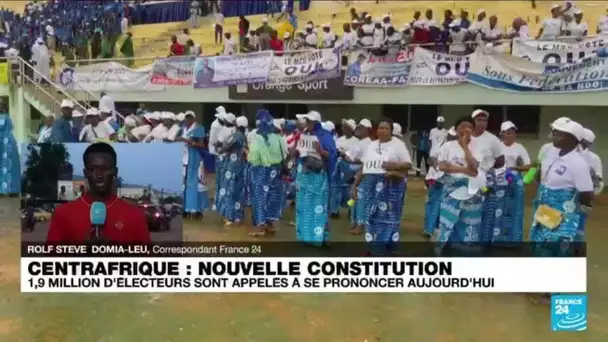 Centrafrique : 1,9 millions d’électeurs appelés à se prononcer pour une nouvelle Constitution