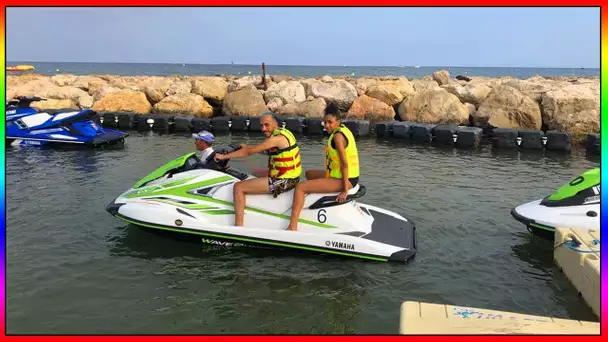 JET SKI AVEC MA SŒUR INES ... JE MET LES GAZ A FOND ! SENSATION DE MALADE !!!