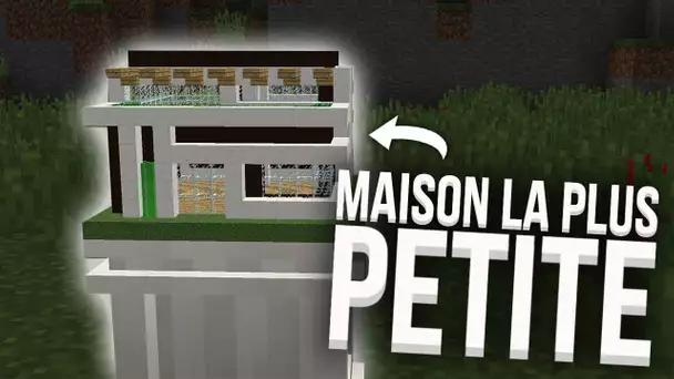 LA PLUS PETITE MAISON EN REDSTONE DU MONDE !