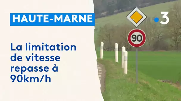 La Haute-Marne repasse à 90km/h sur deux nouveaux axes routiers