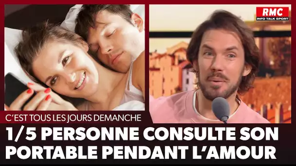 Arnaud Demanche : 1 personne sur 5 consulte son téléphone portable pendant l'amour