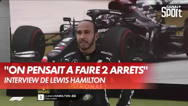 Hamilton : "Je savais que je lutterais avec Verstappen"