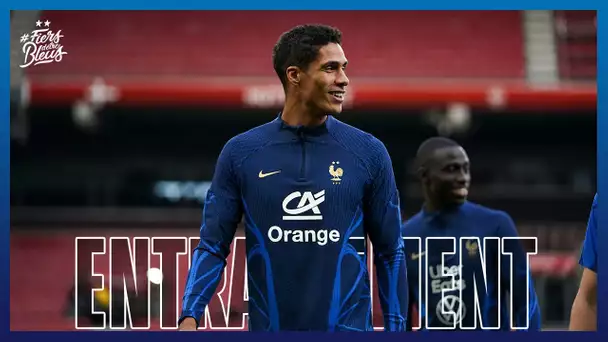 Entrainement à Copenhague, Equipe de FranceI FFF 2022