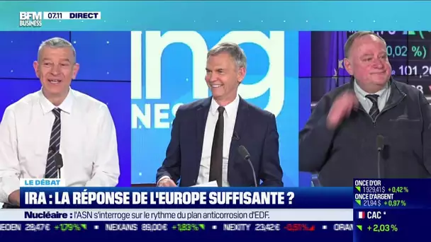 Nicolas Doze face à Jean-Marc Daniel : IRA, la réponse de l'Europe suffisante ?