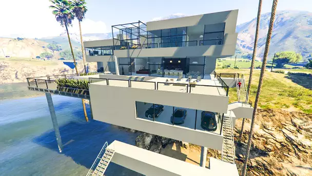 MAGNIFIQUE VILLA AU BORD DE LA MER SUR GTA 5 !