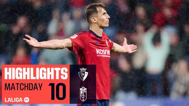 Resumen de CA Osasuna vs Granada CF (2-0)