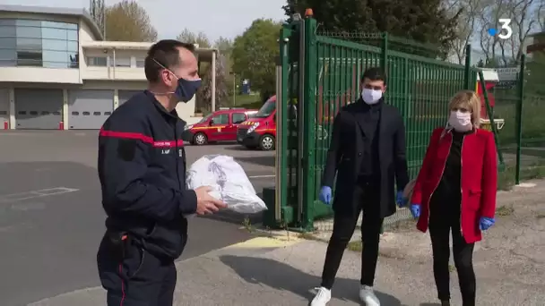 Coronavirus Hérault : la communauté arménienne fabrique des masques pour des policiers et l'hôpital