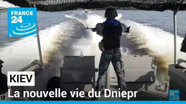 Kiev : la nouvelle vie du Dniepr, les bateaux de plaisance remplacés par des navires militaires