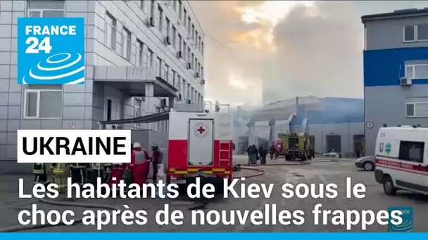 Ukraine : les habitants sous le choc après une série de frappes russes sur Kiev • FRANCE 24