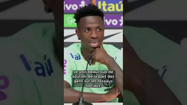 ✊ Vinicius revient sur les insultes racistes dont il a été victime contre Valence ! #shorts