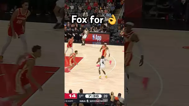 Fox’s first bucket as a Spur!