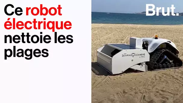 Ce robot 100% électrique conçu en France nettoie les plages
