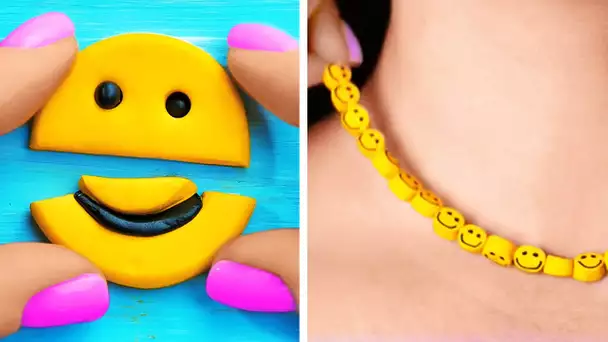 CRÉATIONS COOL AVEC DE L'ARGILE POLYMÈRE ET BIJOUX DIY QUE TOUT LE MONDE PEUT RÉALISER