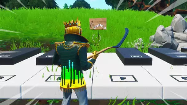 "JOUER LA PARTITION SUR UN PIANO GEANT" (DEFI FOLIE DE LA DANSE FORTNITE)