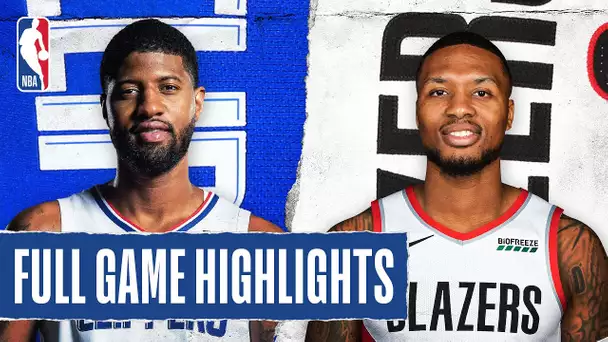 CLIPPERS at TRAIL BLAZERS | FULL GAME HIGHLIGHTS | August 8, 2020