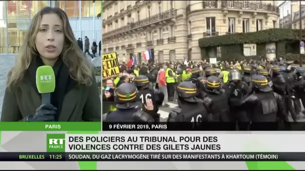 Paris : des policiers au tribunal pour des violences contre des Gilets jaunes