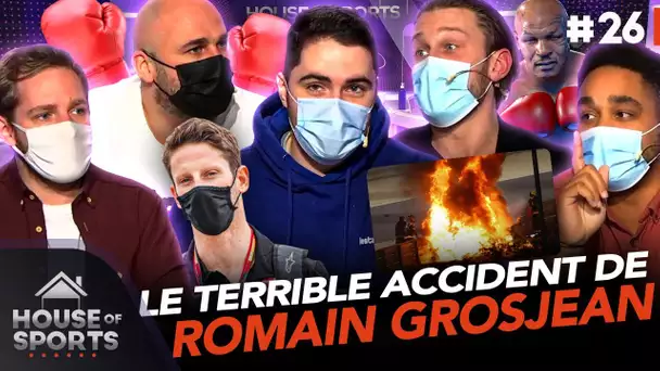 Le terrible accident de Romain Grosjean, Mike Tyson renfile les gants 🏎️🥊 | House of Sports #24