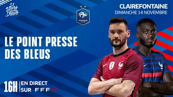 La conférence de presse des Bleus en direct